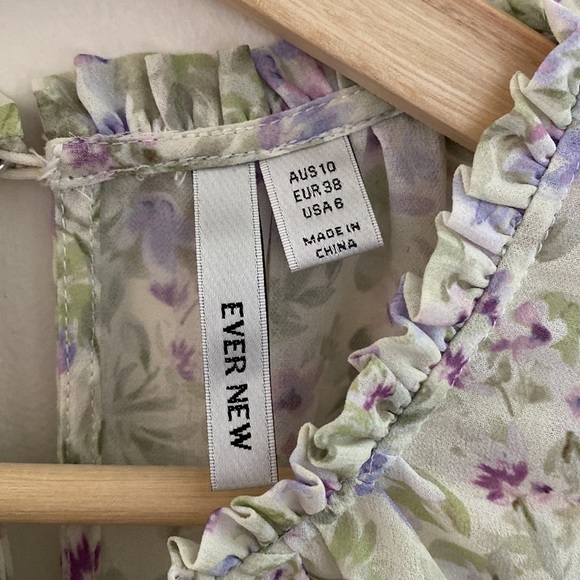 Ever New Rae Mini Ruffle Dress Size 6 - Picture 7 of 7